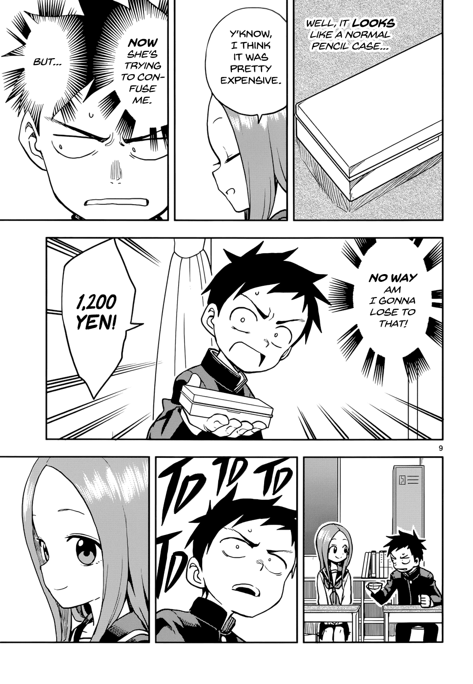 Karakai Jouzu no Takagi-san Chapter 117 page 9 - Chapter 117: Price Guessing Game