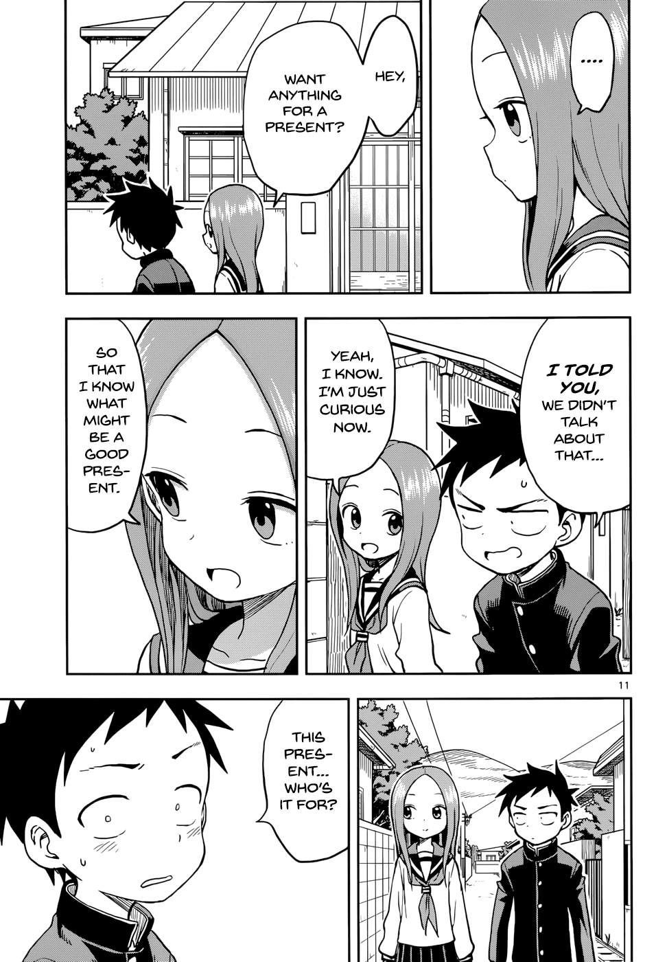 Karakai Jouzu no Takagi-san Chapter 118 page 11 - Chapter 118: Advice