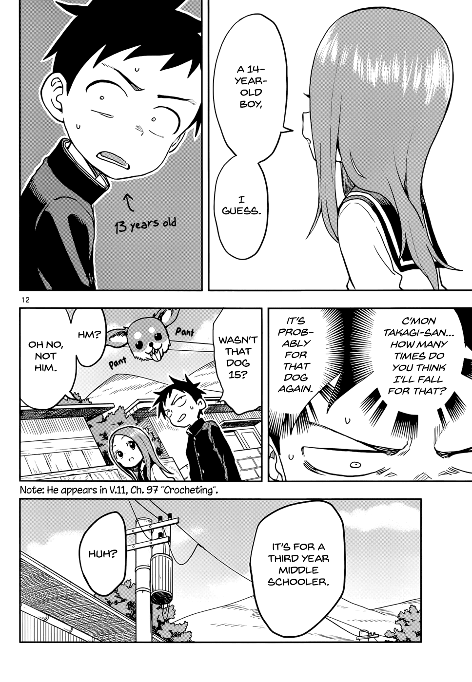 Karakai Jouzu no Takagi-san Chapter 118 page 12 - Chapter 118: Advice