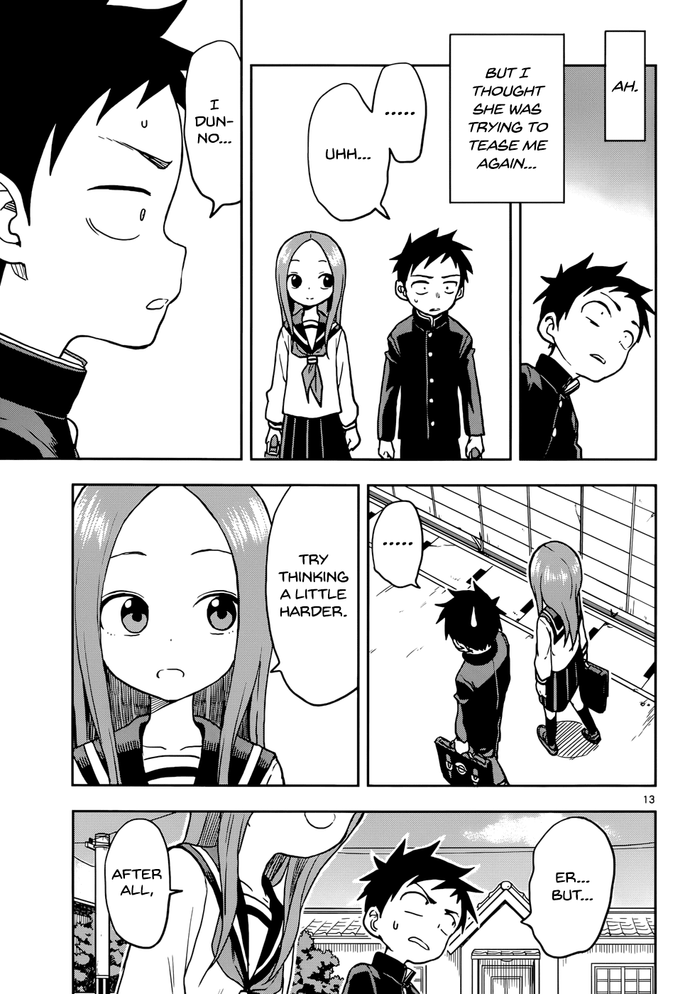 Karakai Jouzu no Takagi-san Chapter 118 page 13 - Chapter 118: Advice