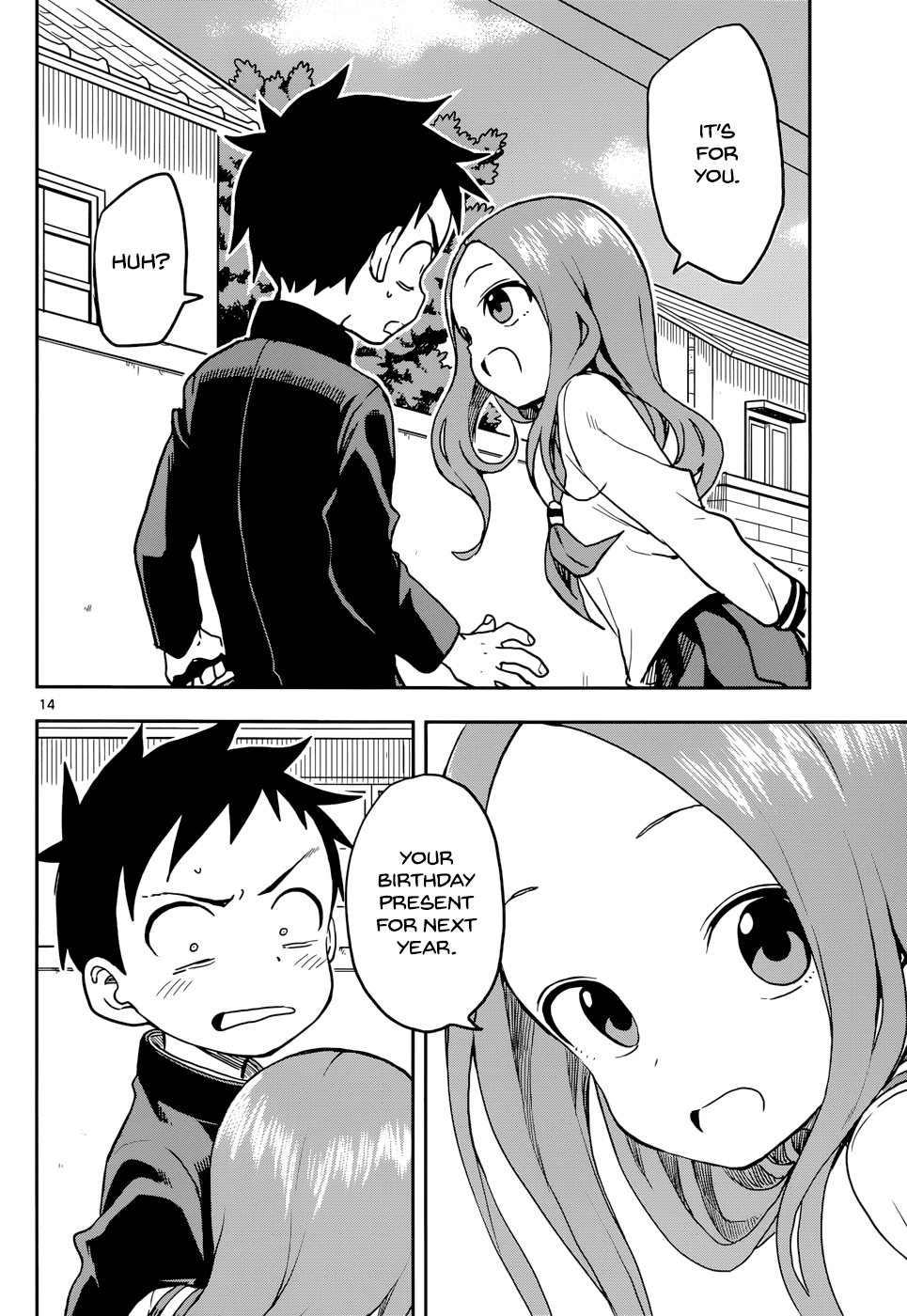 Karakai Jouzu no Takagi-san Chapter 118 page 14 - Chapter 118: Advice
