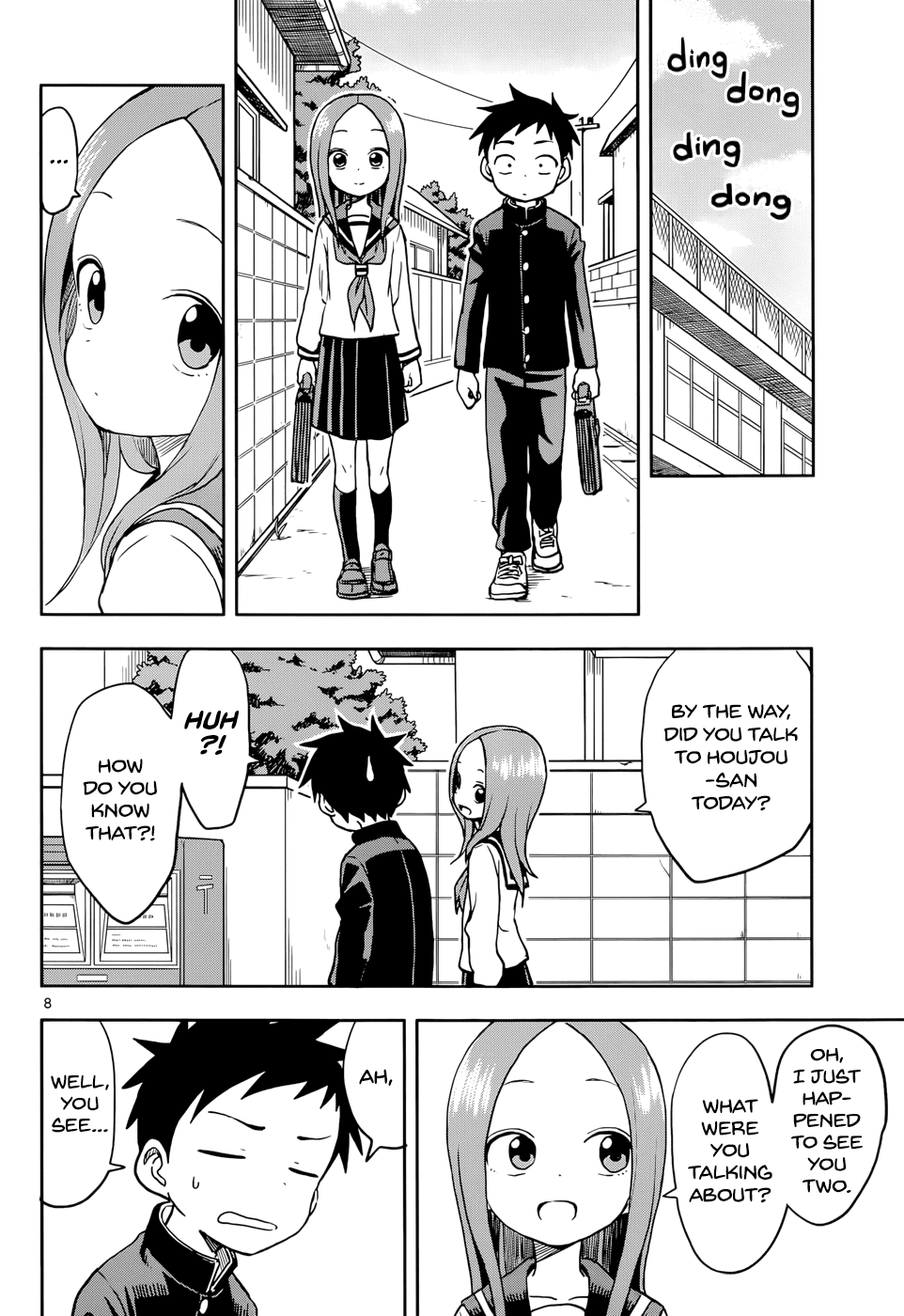 Karakai Jouzu no Takagi-san Chapter 118 page 8 - Chapter 118: Advice