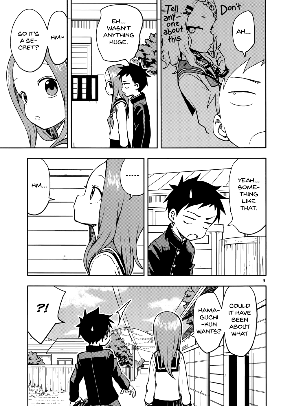 Karakai Jouzu no Takagi-san Chapter 118 page 9 - Chapter 118: Advice