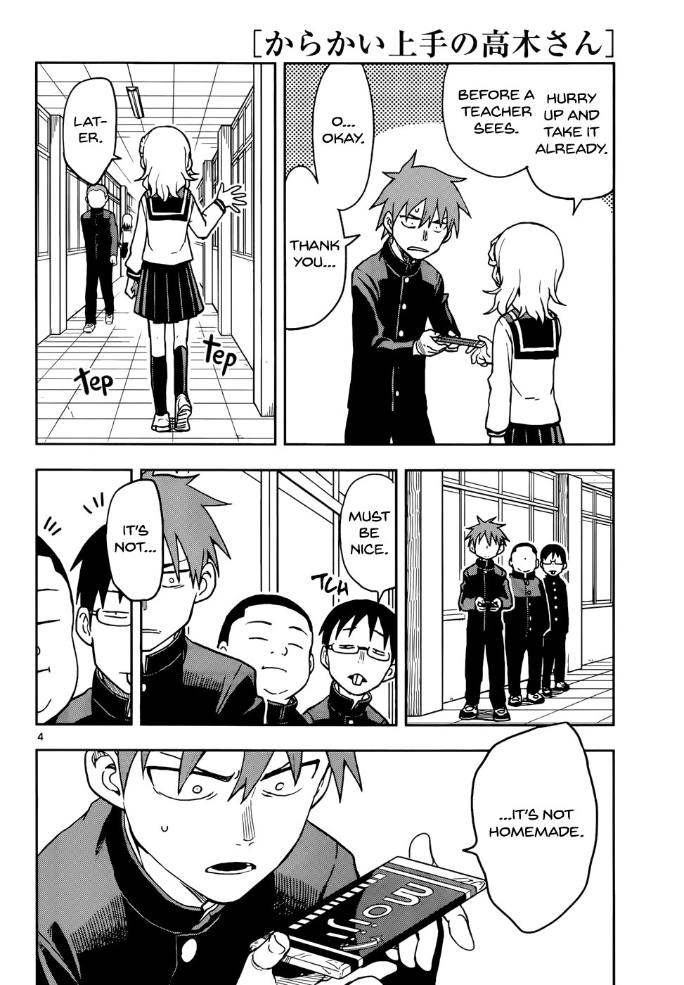Karakai Jouzu no Takagi-san Chapter 119 page 4 - Chapter 119: Chocolate