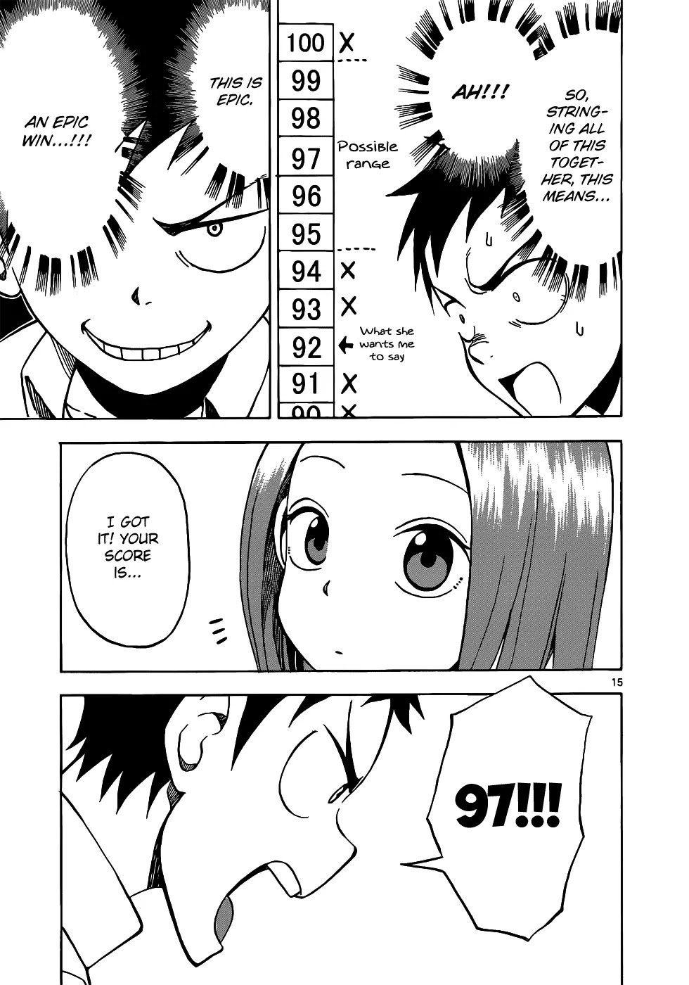 Karakai Jouzu no Takagi-san Chapter 12 page 16 - Chapter 12: Test Results