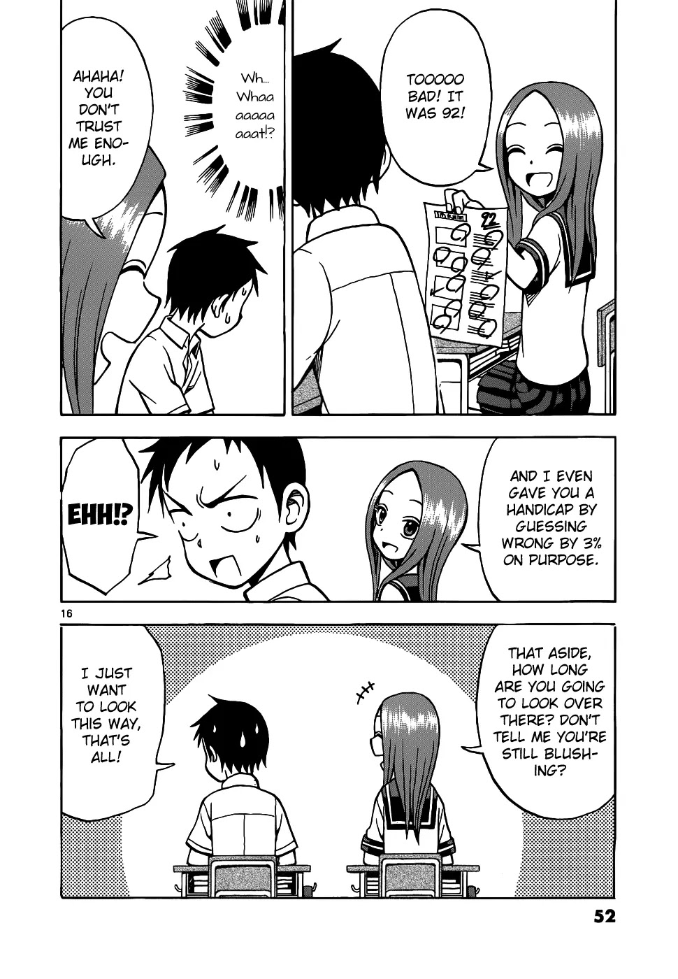 Karakai Jouzu no Takagi-san Chapter 12 page 17 - Chapter 12: Test Results