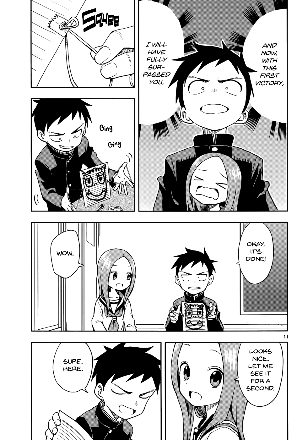 Karakai Jouzu no Takagi-san Chapter 121 page 11 - Chapter 121: Bean Throwing