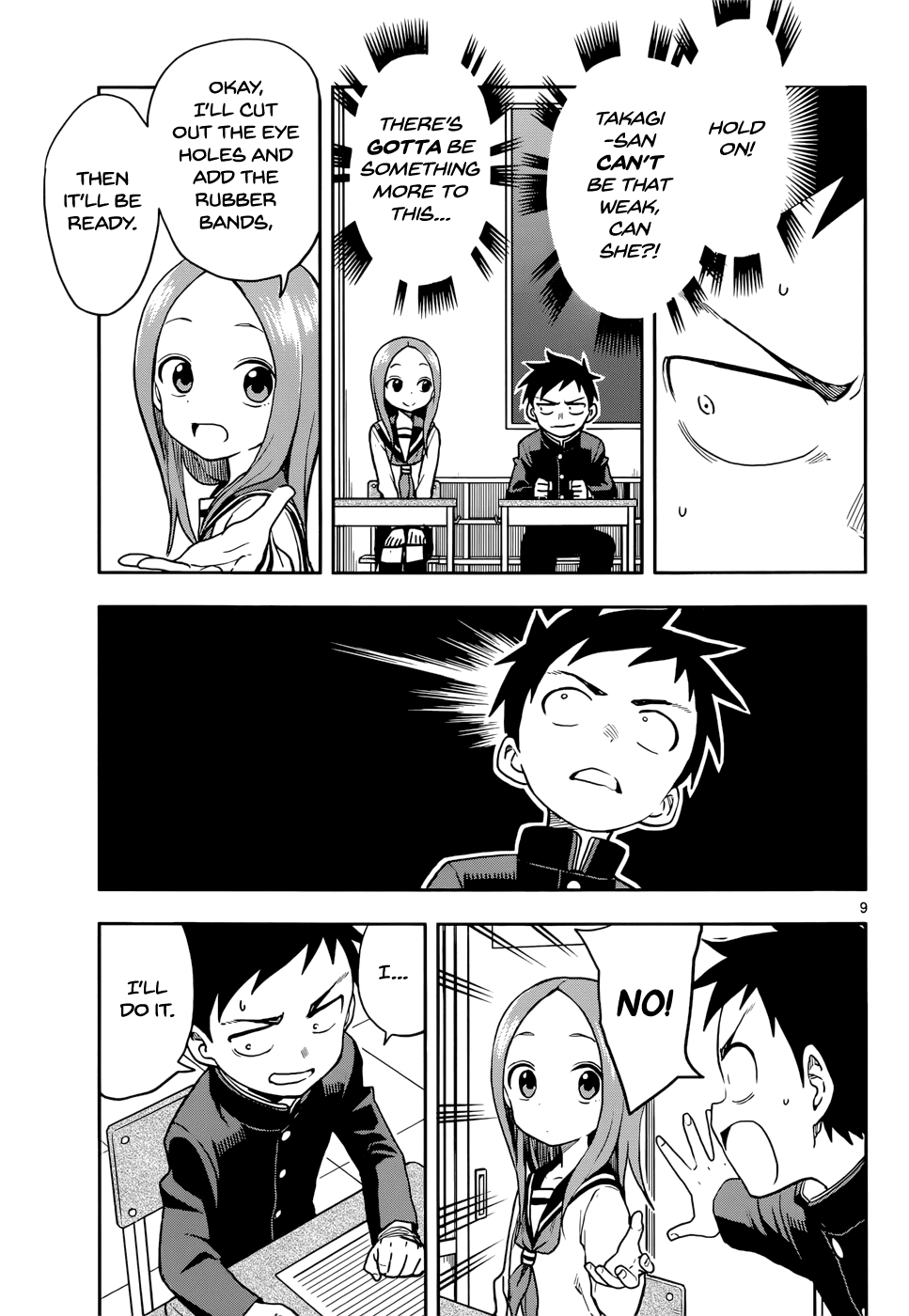 Karakai Jouzu no Takagi-san Chapter 121 page 9 - Chapter 121: Bean Throwing