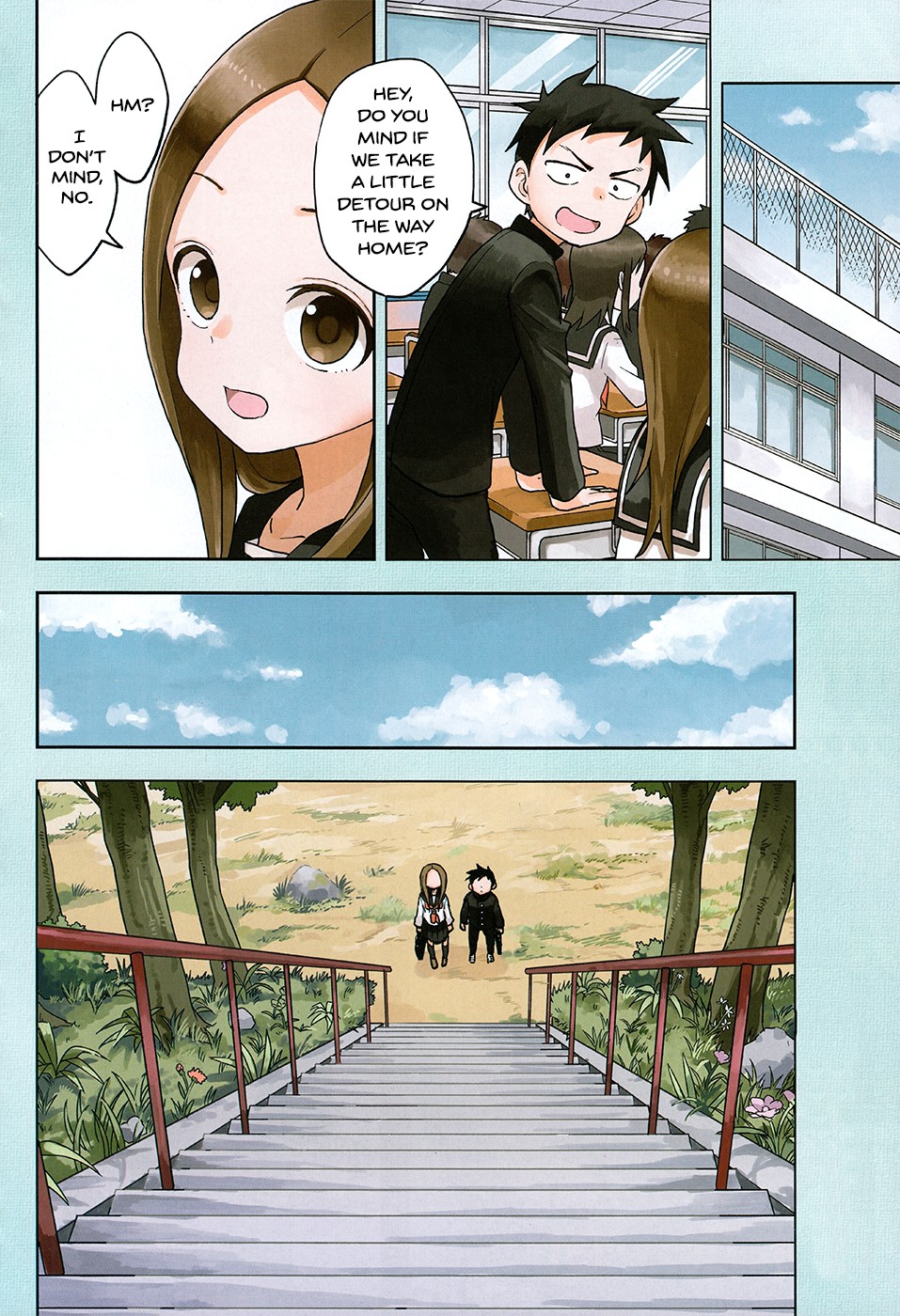 Karakai Jouzu no Takagi-san Chapter 122 page 3 - Chapter 122: Detour (Part 1)