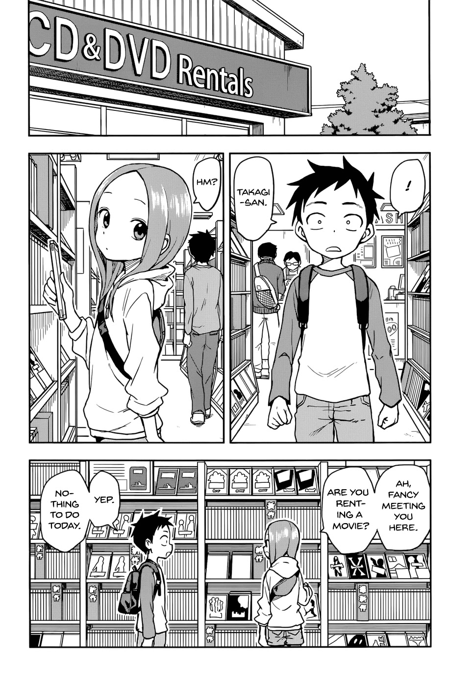 Karakai Jouzu no Takagi-san Chapter 126 page 3 - Chapter 126: DVD Rental