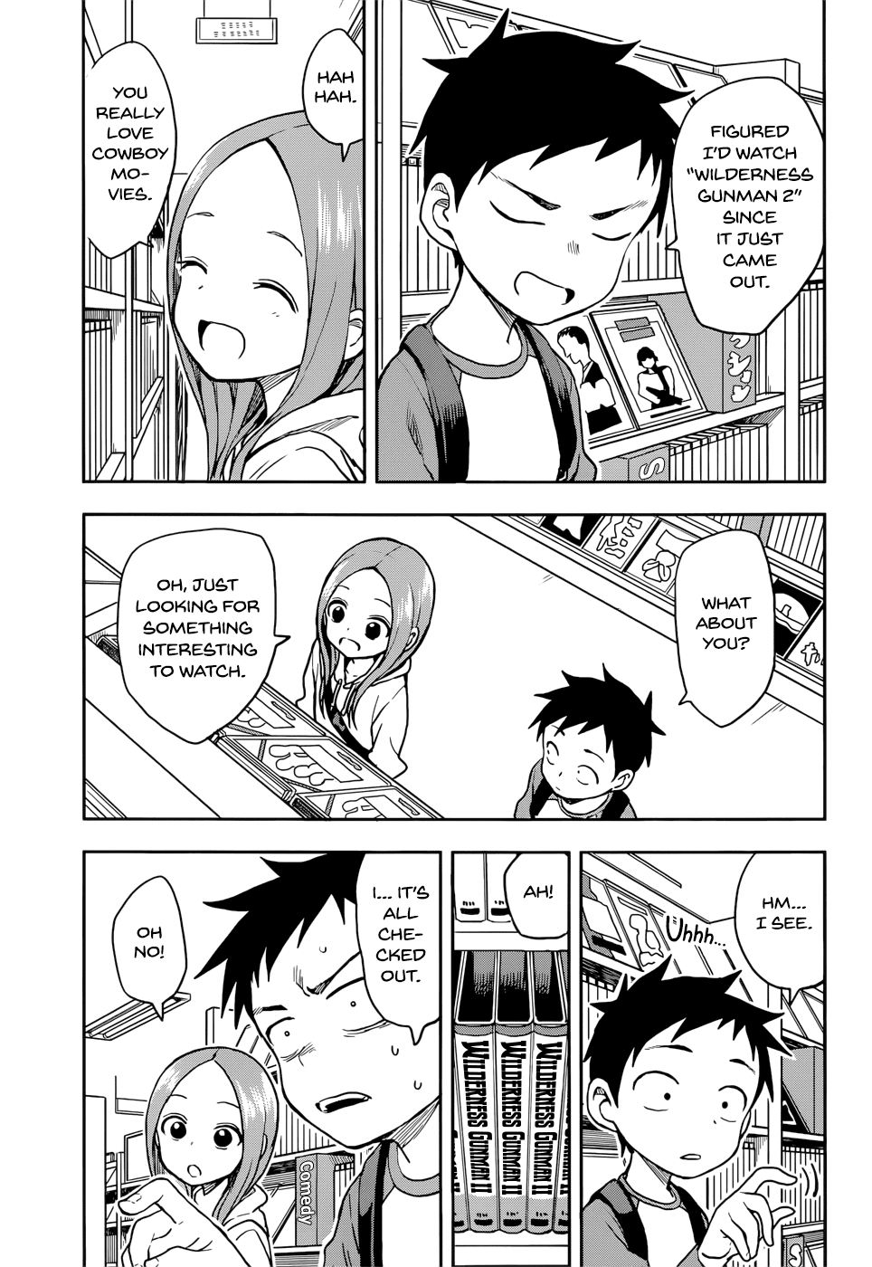 Karakai Jouzu no Takagi-san Chapter 126 page 4 - Chapter 126: DVD Rental