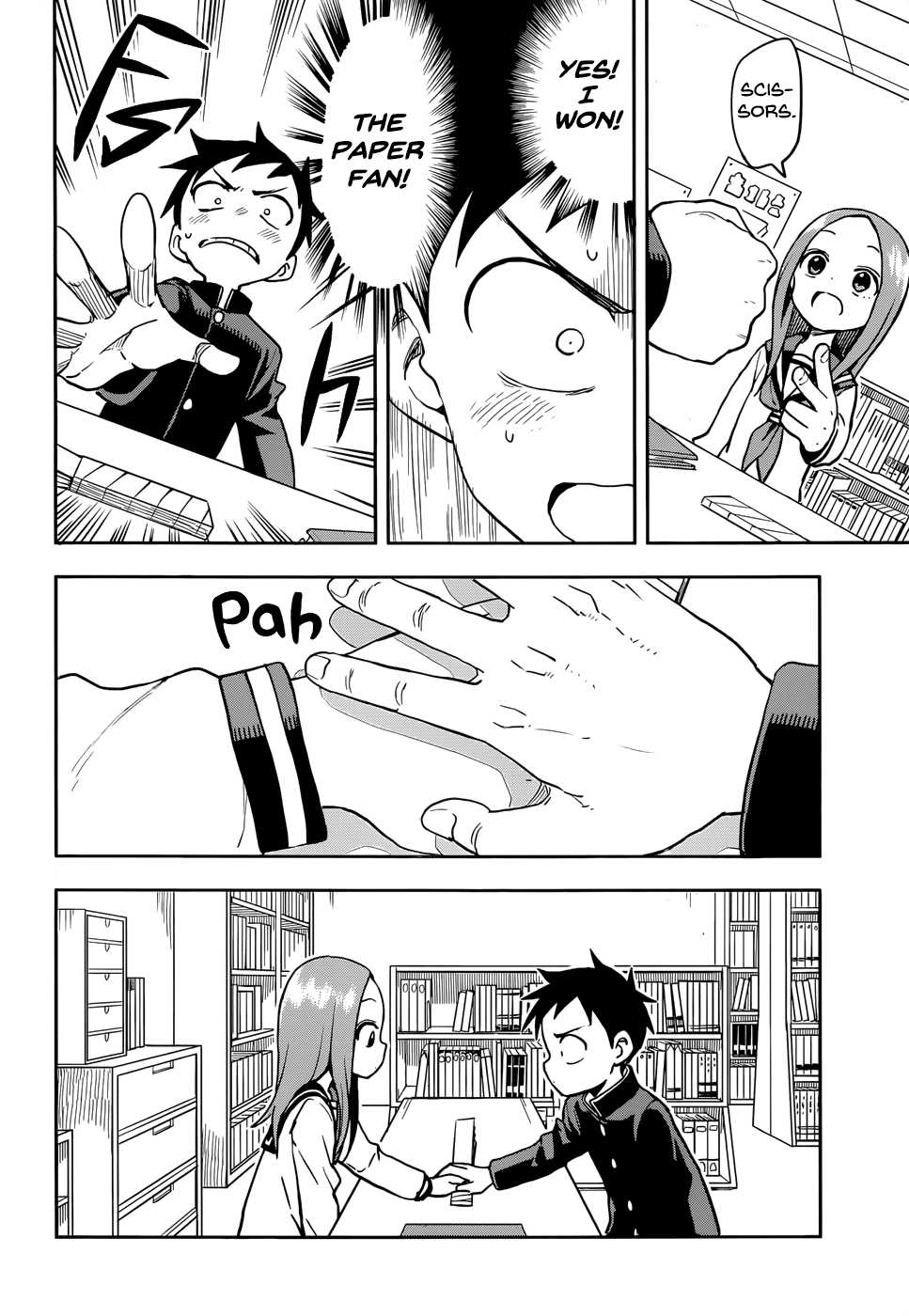 Karakai Jouzu no Takagi-san Chapter 127 page 10 - Chapter 127: Reflexes