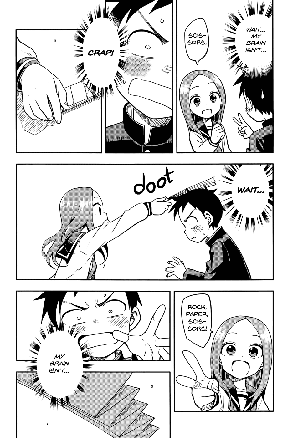 Karakai Jouzu no Takagi-san Chapter 127 page 12 - Chapter 127: Reflexes
