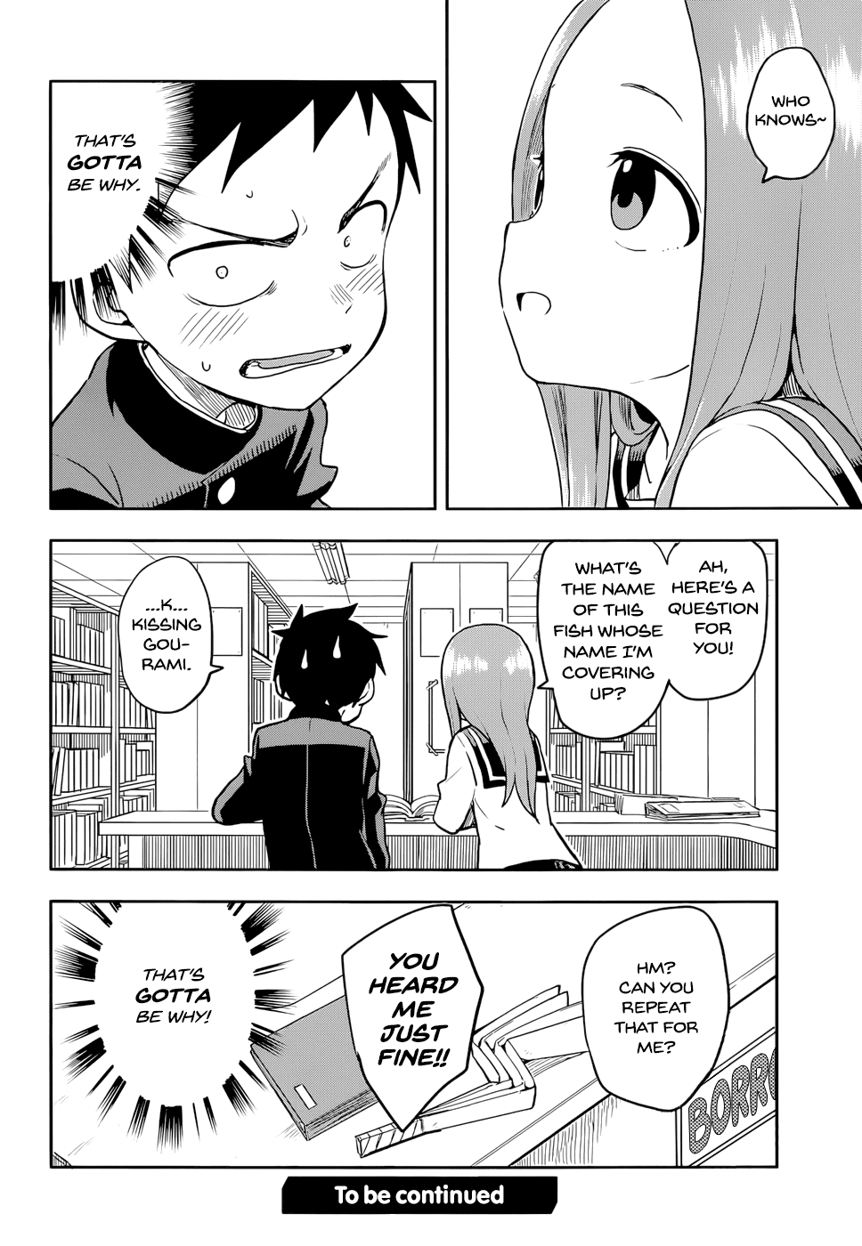 Karakai Jouzu no Takagi-san Chapter 127 page 16 - Chapter 127: Reflexes