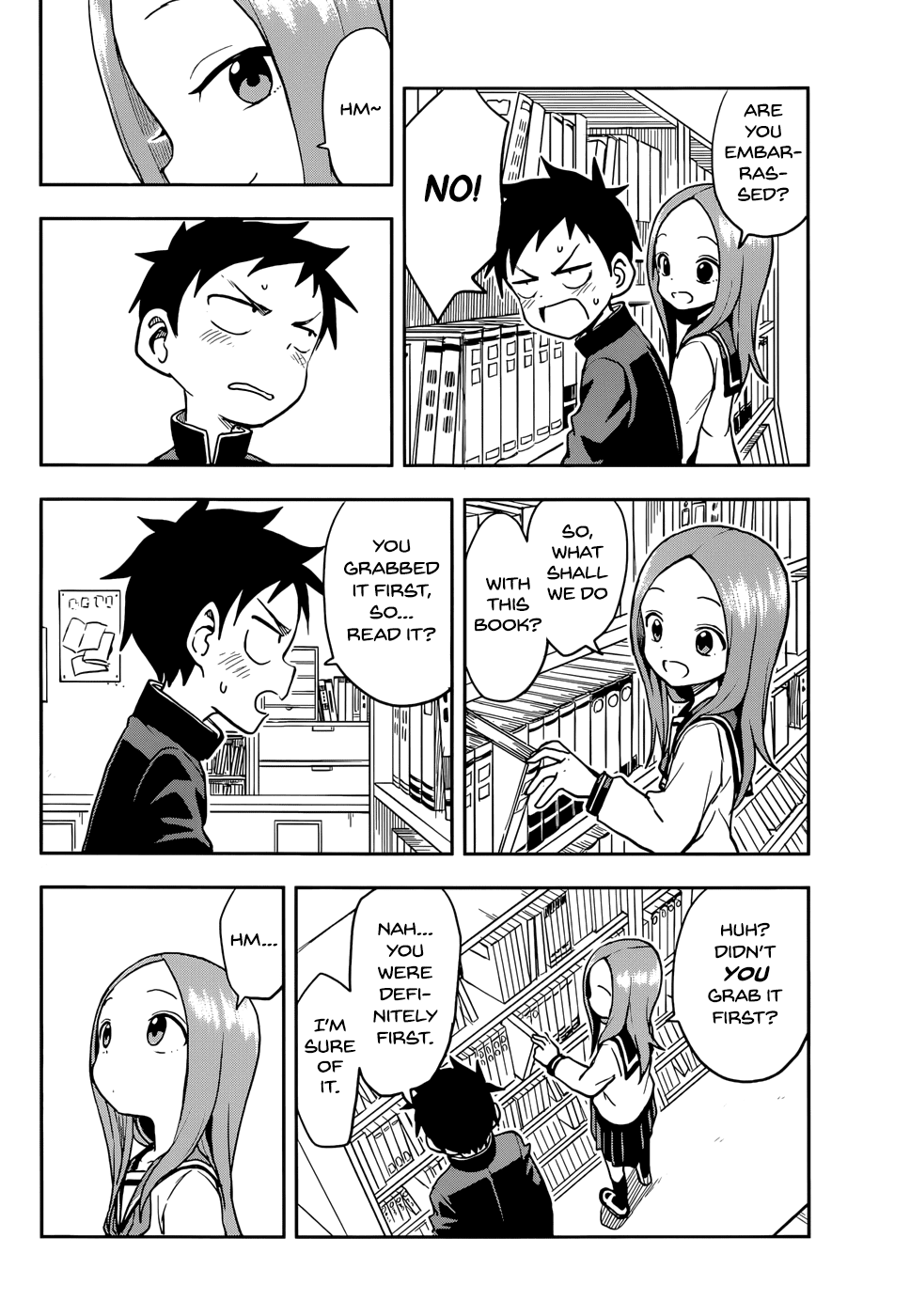 Karakai Jouzu no Takagi-san Chapter 127 page 6 - Chapter 127: Reflexes
