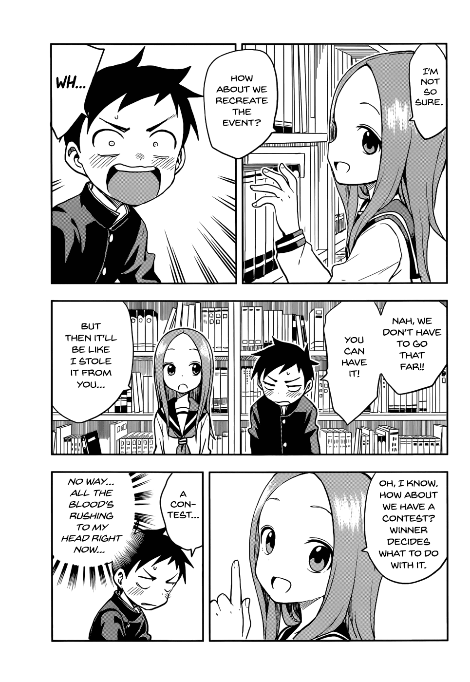 Karakai Jouzu no Takagi-san Chapter 127 page 7 - Chapter 127: Reflexes