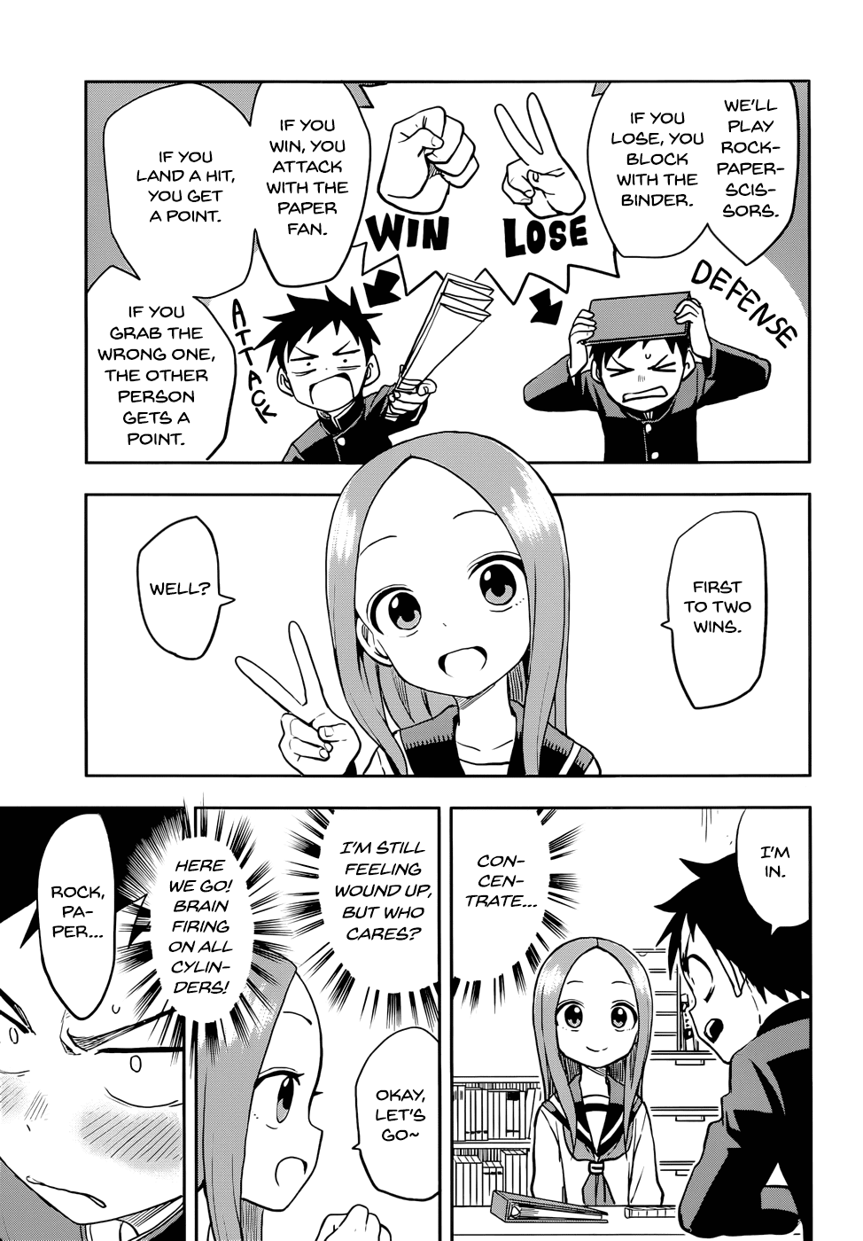 Karakai Jouzu no Takagi-san Chapter 127 page 9 - Chapter 127: Reflexes