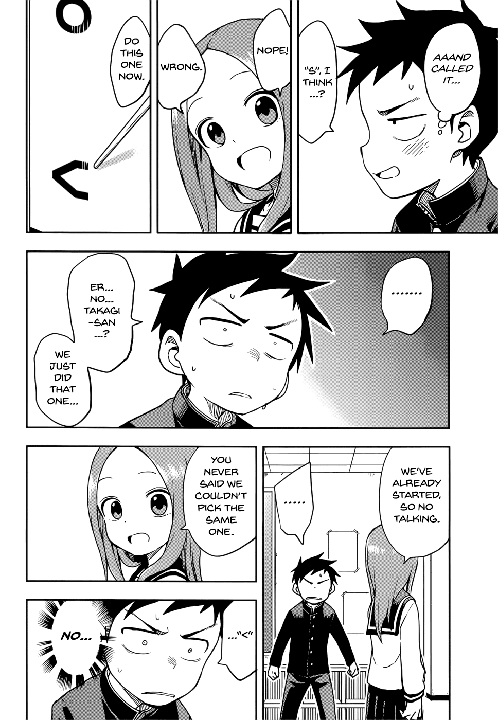 Karakai Jouzu no Takagi-san Chapter 128 page 10 - Chapter 128: Vision Contest