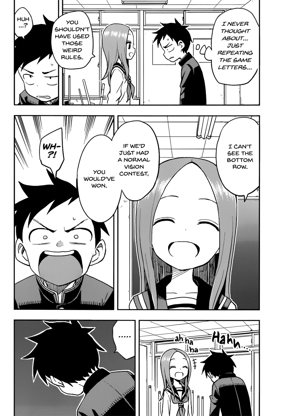 Karakai Jouzu no Takagi-san Chapter 128 page 12 - Chapter 128: Vision Contest