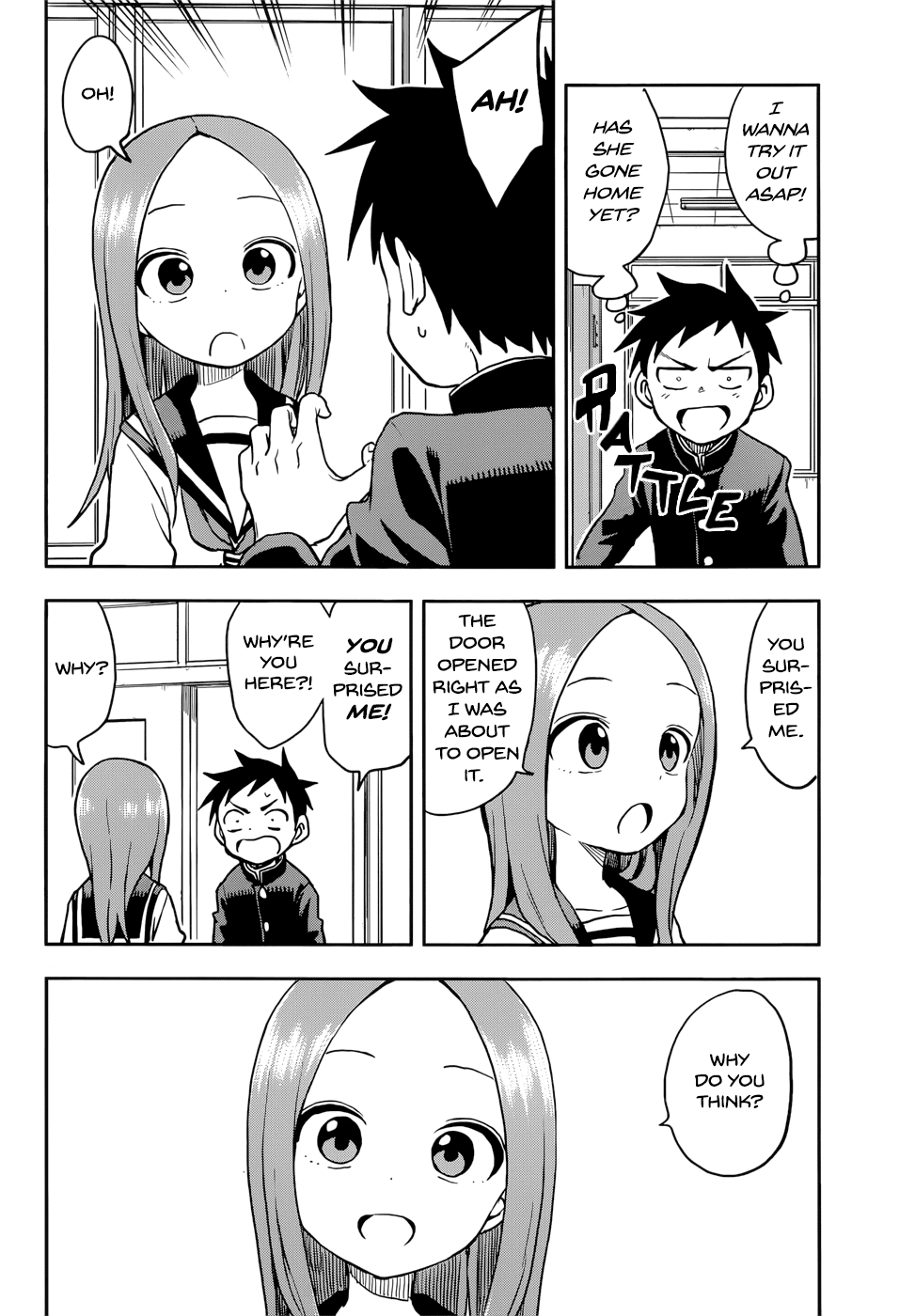Karakai Jouzu no Takagi-san Chapter 128 page 4 - Chapter 128: Vision Contest