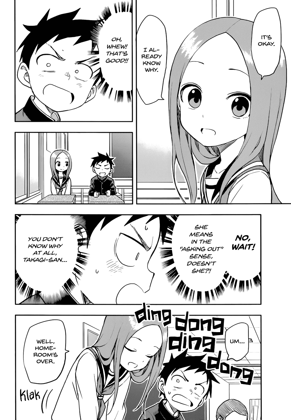 Karakai Jouzu no Takagi-san Chapter 129 page 10 - Chapter 129: Behind the School