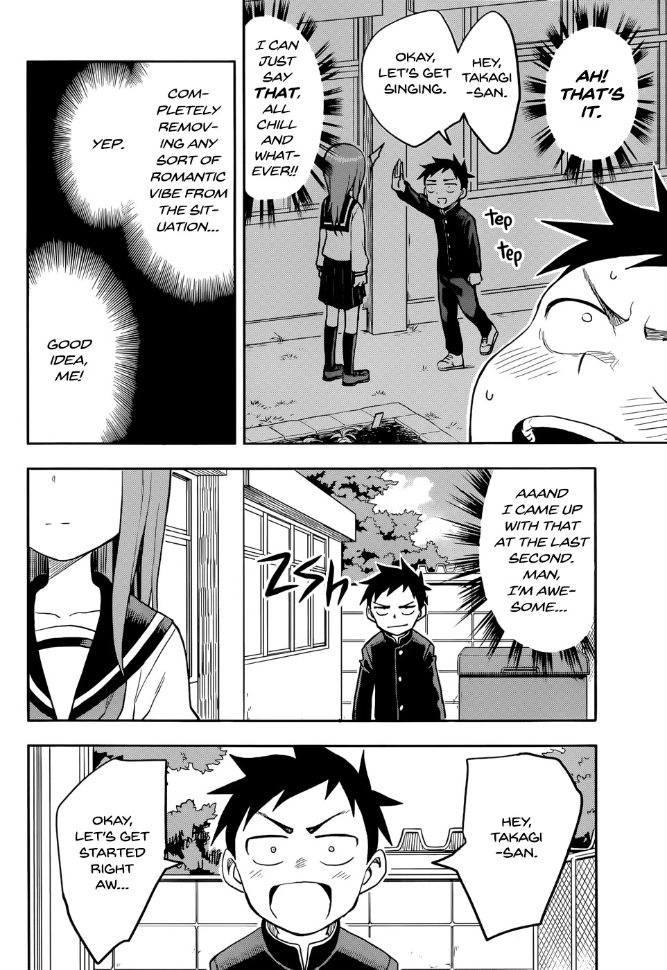 Karakai Jouzu no Takagi-san Chapter 129 page 12 - Chapter 129: Behind the School