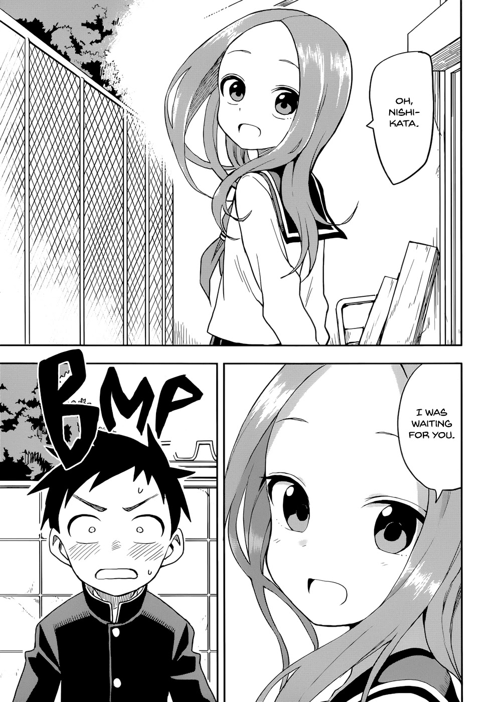 Karakai Jouzu no Takagi-san Chapter 129 page 13 - Chapter 129: Behind the School