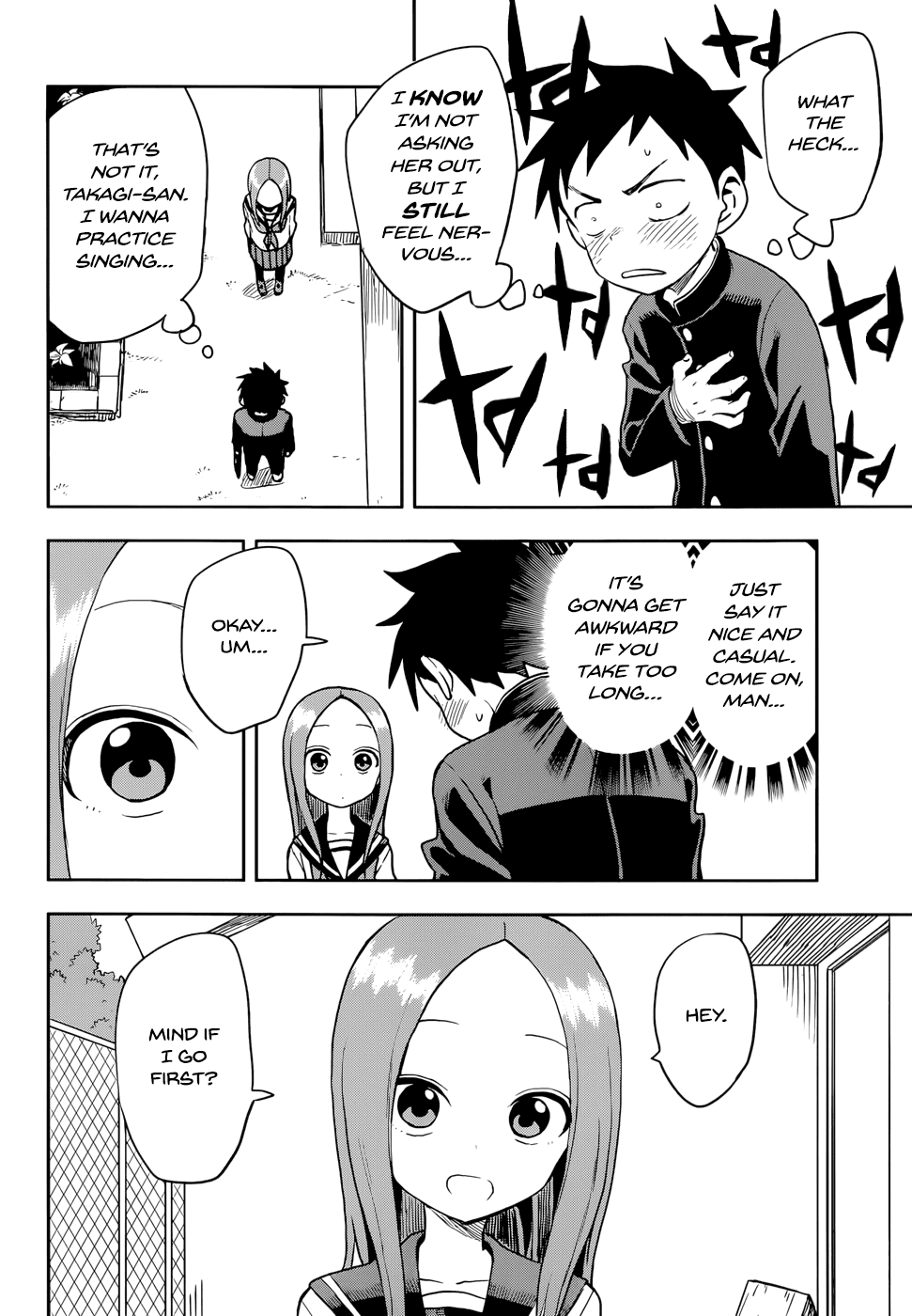 Karakai Jouzu no Takagi-san Chapter 129 page 14 - Chapter 129: Behind the School