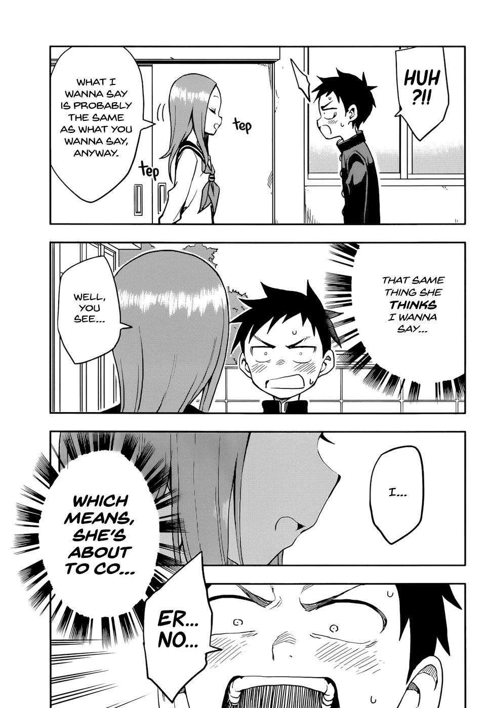 Karakai Jouzu no Takagi-san Chapter 129 page 15 - Chapter 129: Behind the School