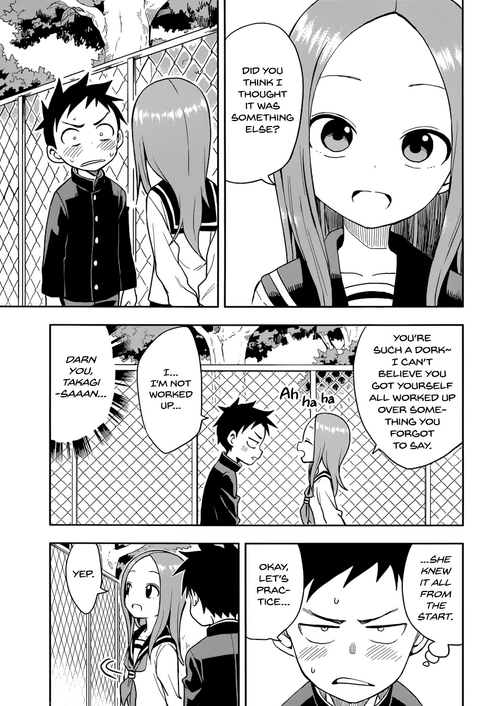 Karakai Jouzu no Takagi-san Chapter 129 page 17 - Chapter 129: Behind the School