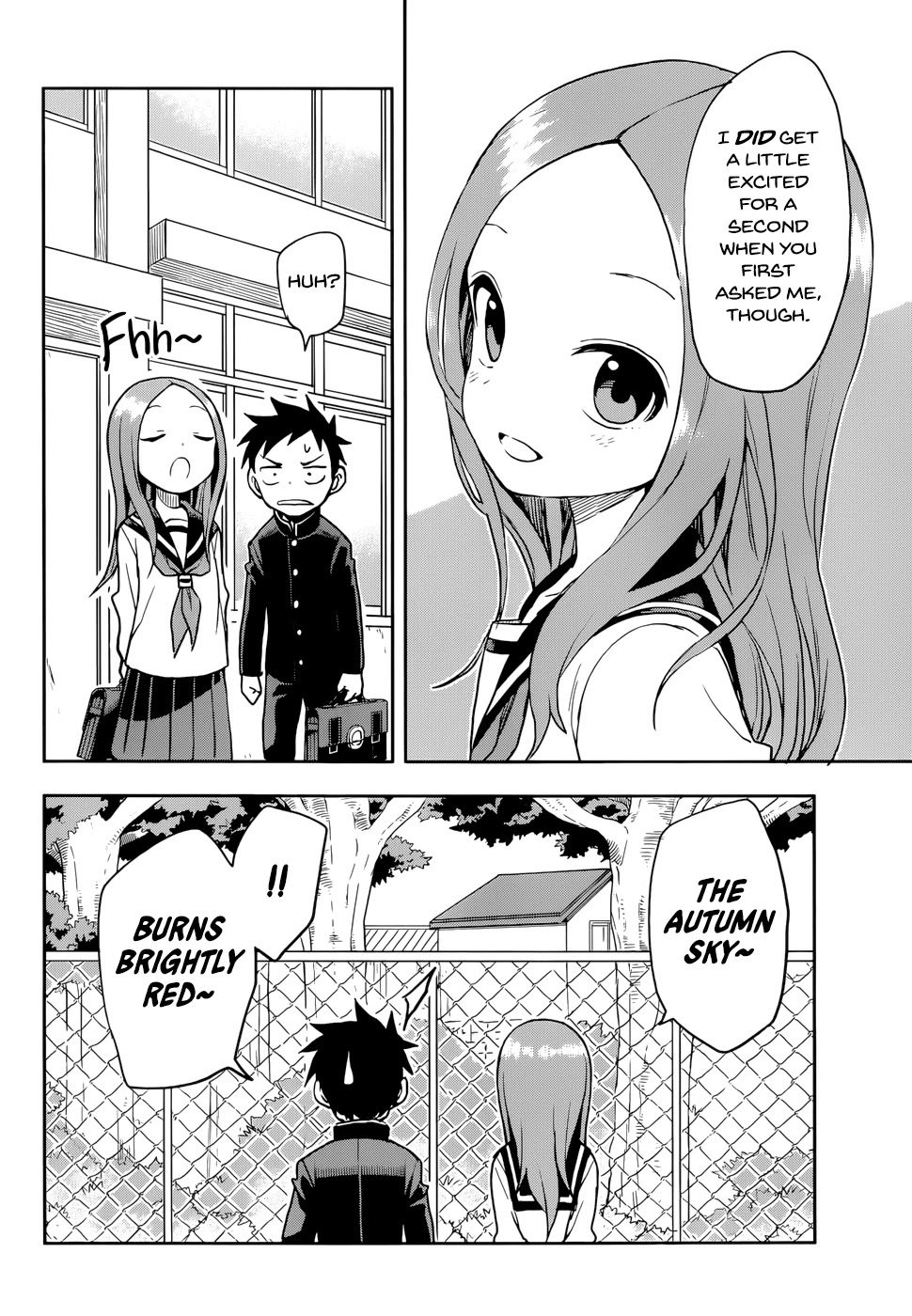 Karakai Jouzu no Takagi-san Chapter 129 page 18 - Chapter 129: Behind the School