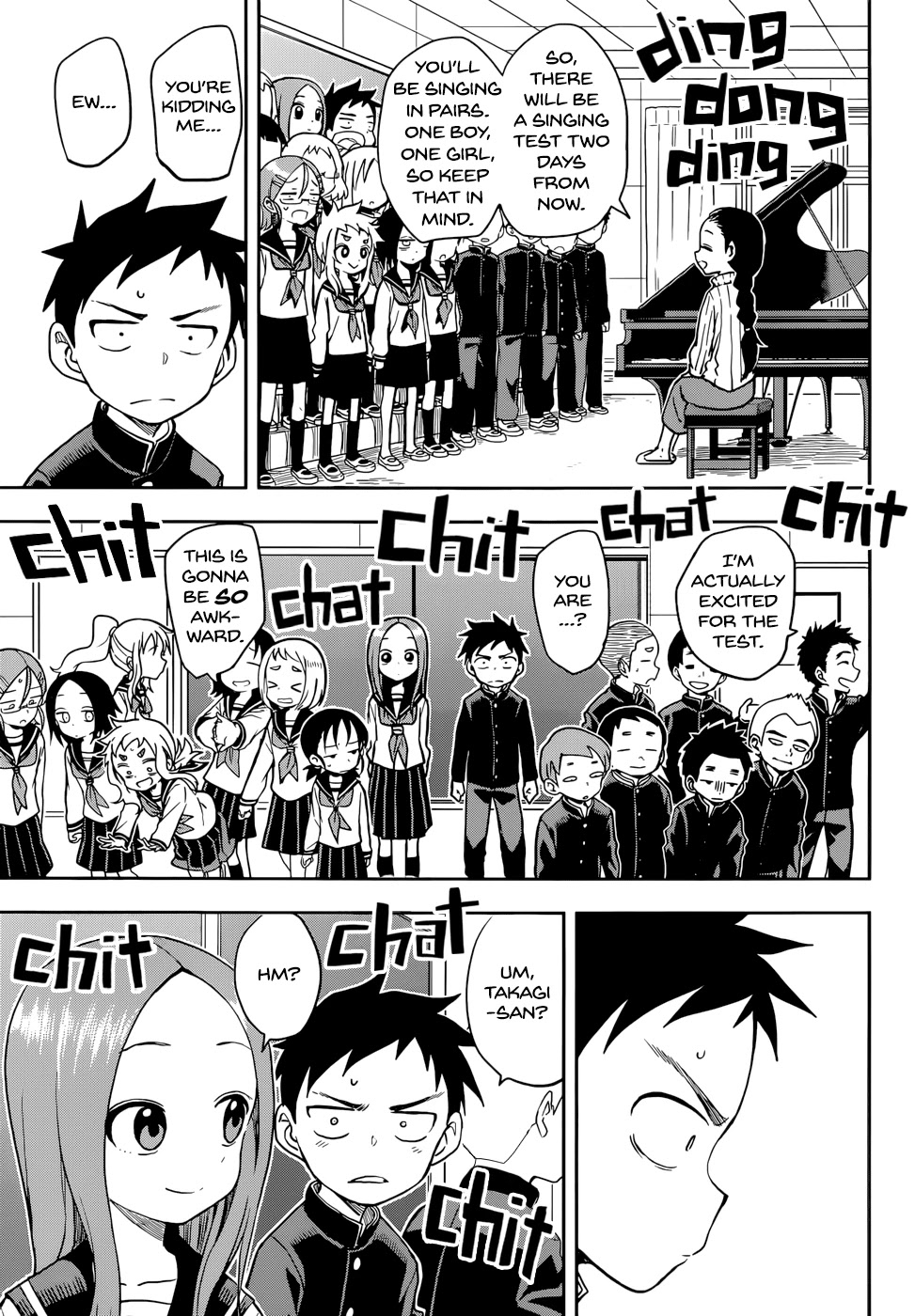 Karakai Jouzu no Takagi-san Chapter 129 page 5 - Chapter 129: Behind the School