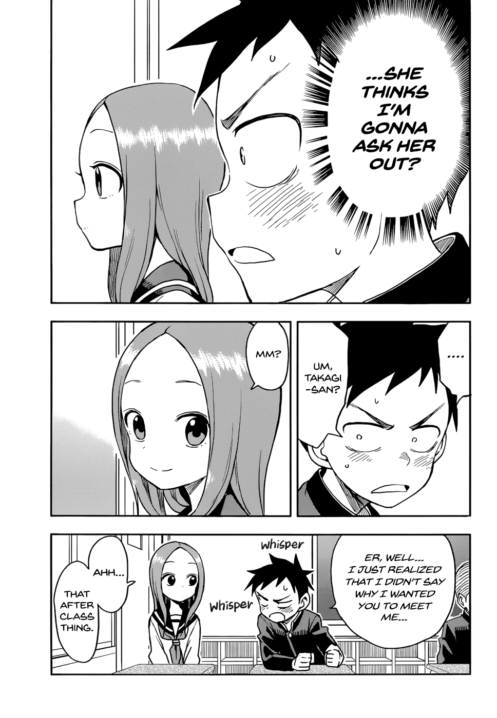 Karakai Jouzu no Takagi-san Chapter 129 page 9 - Chapter 129: Behind the School