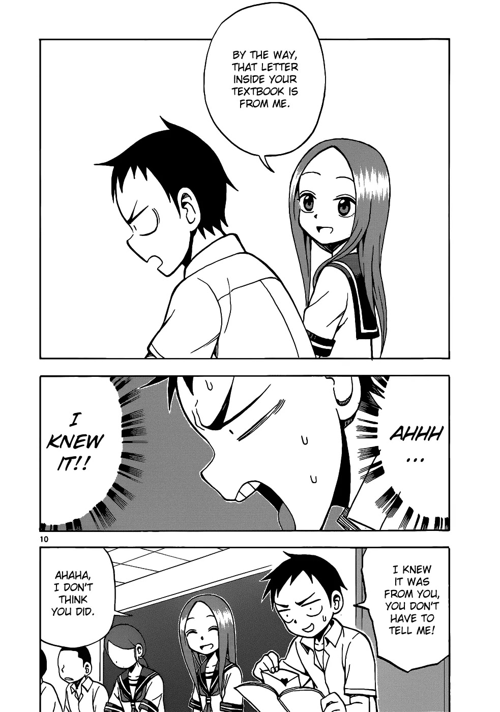 Karakai Jouzu no Takagi-san Chapter 13 page 11 - Chapter 13: Letter