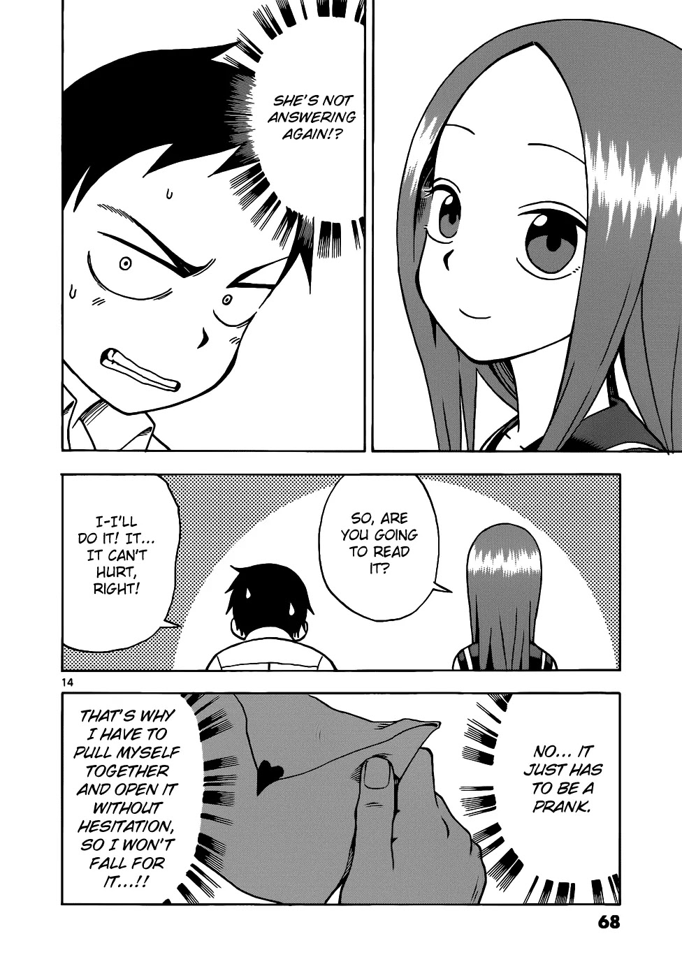 Karakai Jouzu no Takagi-san Chapter 13 page 15 - Chapter 13: Letter