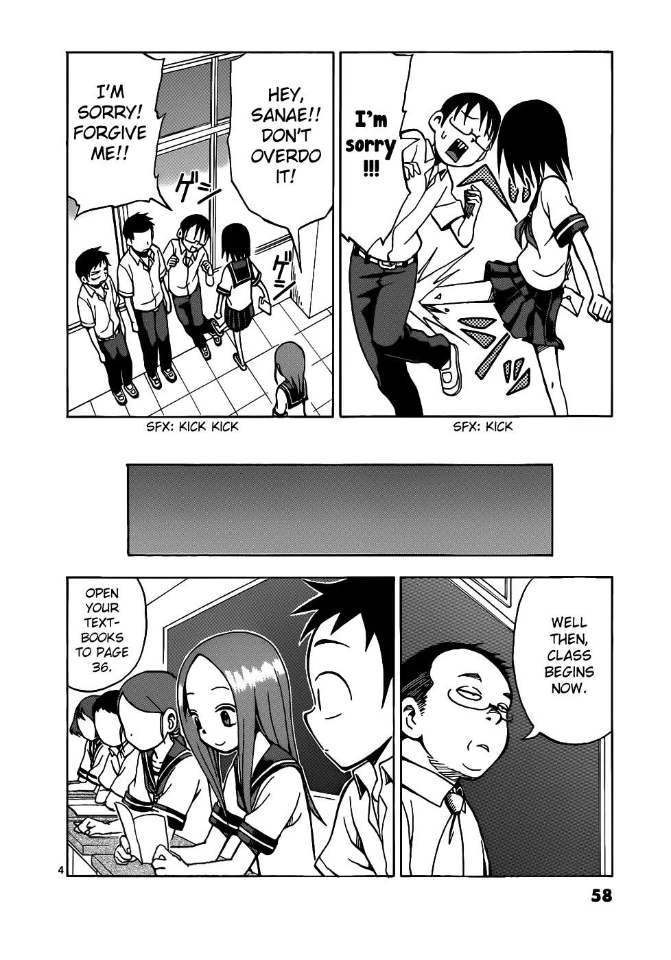 Karakai Jouzu no Takagi-san Chapter 13 page 5 - Chapter 13: Letter