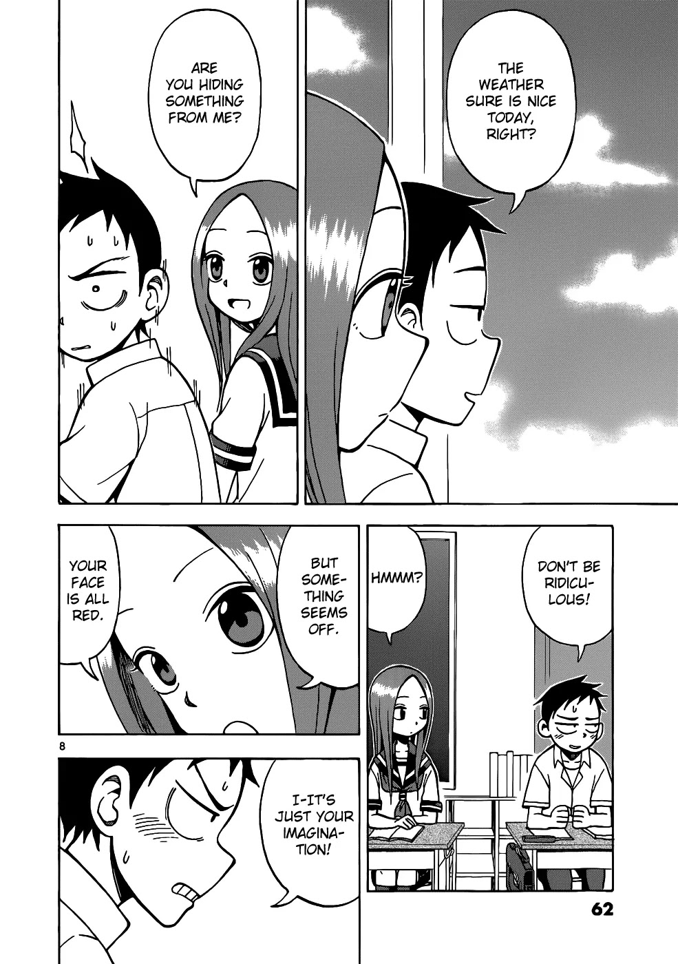 Karakai Jouzu no Takagi-san Chapter 13 page 9 - Chapter 13: Letter