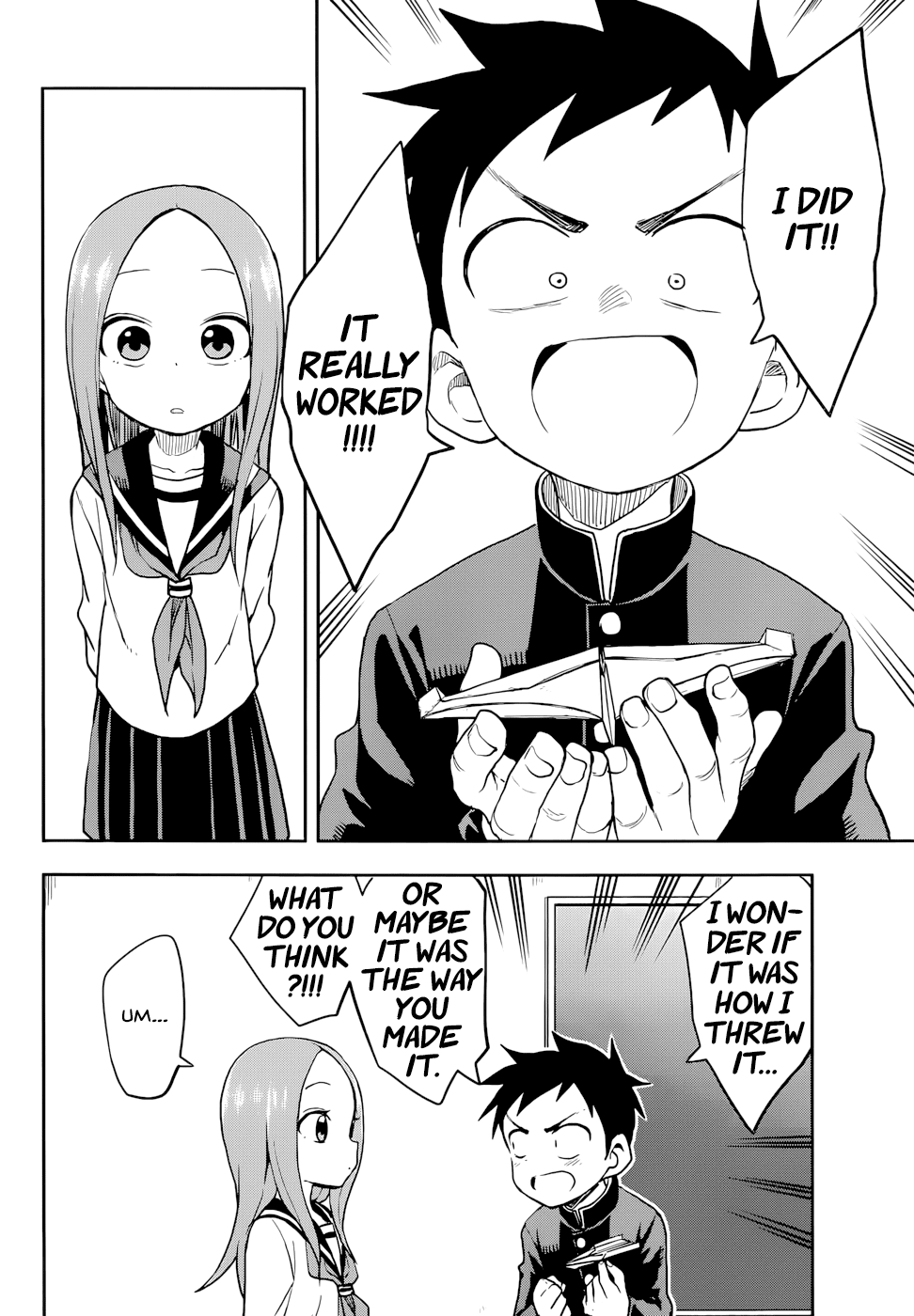 Karakai Jouzu no Takagi-san Chapter 130 page 12 - Chapter 130: Paper Airplane