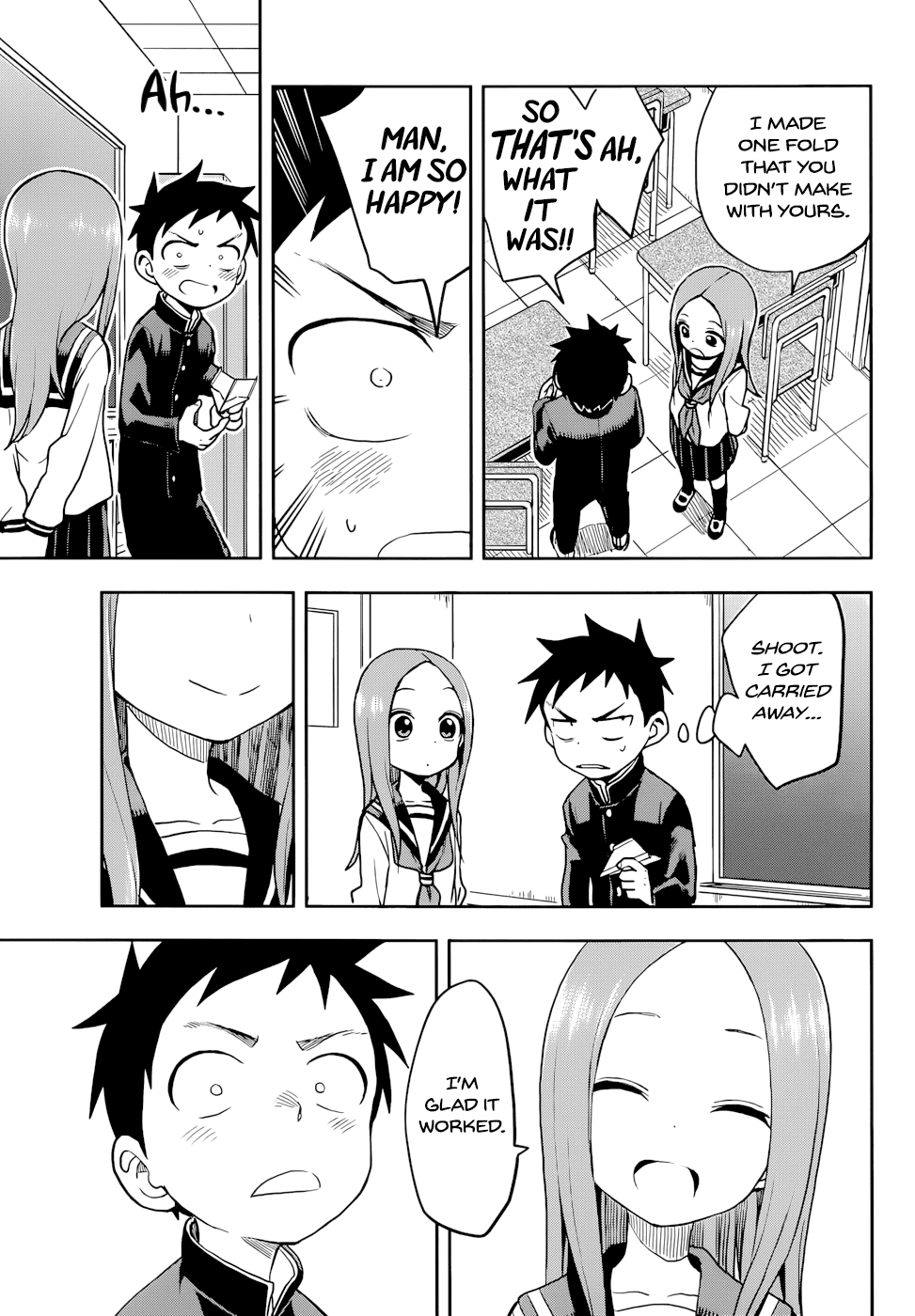 Karakai Jouzu no Takagi-san Chapter 130 page 13 - Chapter 130: Paper Airplane