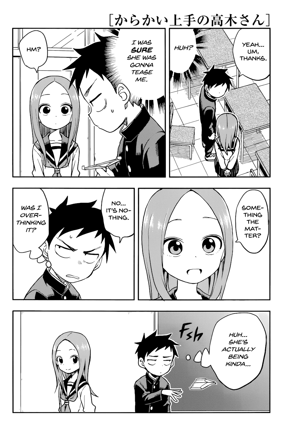 Karakai Jouzu no Takagi-san Chapter 130 page 14 - Chapter 130: Paper Airplane