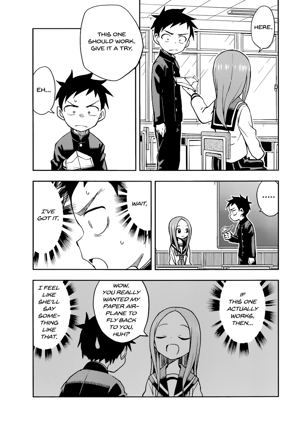 Karakai Jouzu no Takagi-san Chapter 130 page 7 - Chapter 130: Paper Airplane