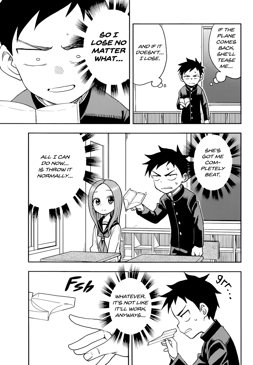Karakai Jouzu no Takagi-san Chapter 130 page 9 - Chapter 130: Paper Airplane