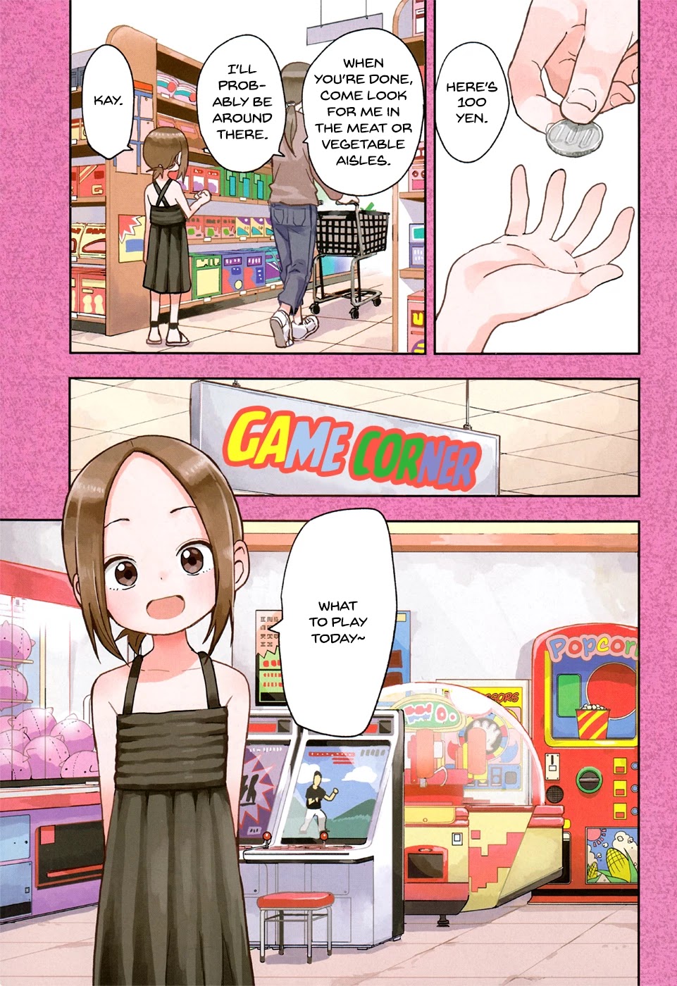 Karakai Jouzu no Takagi-san Chapter 131 page 1 - Chapter 131: High Score