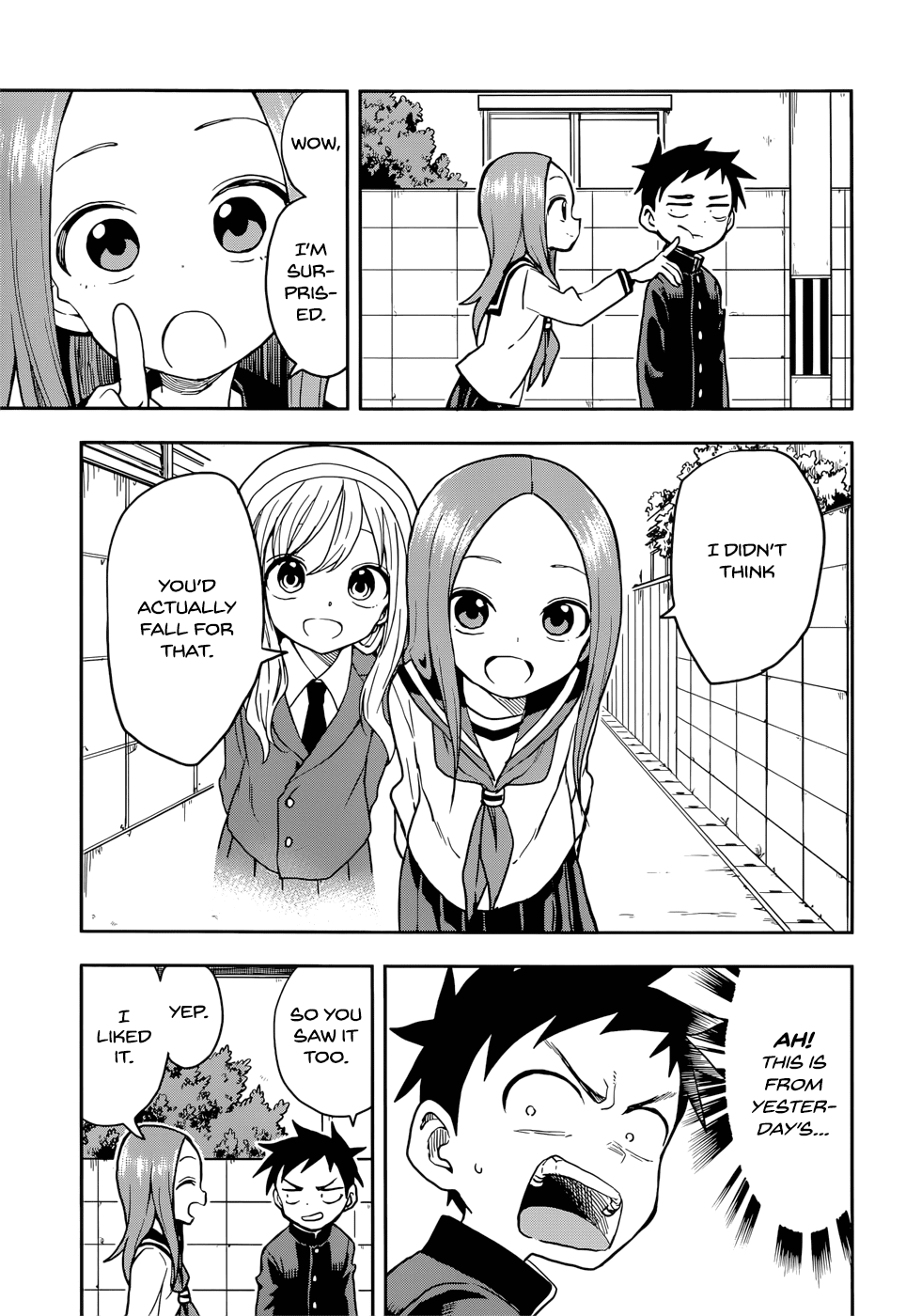 Karakai Jouzu no Takagi-san Chapter 132 page 3 - Chapter 132: Anime Scenes