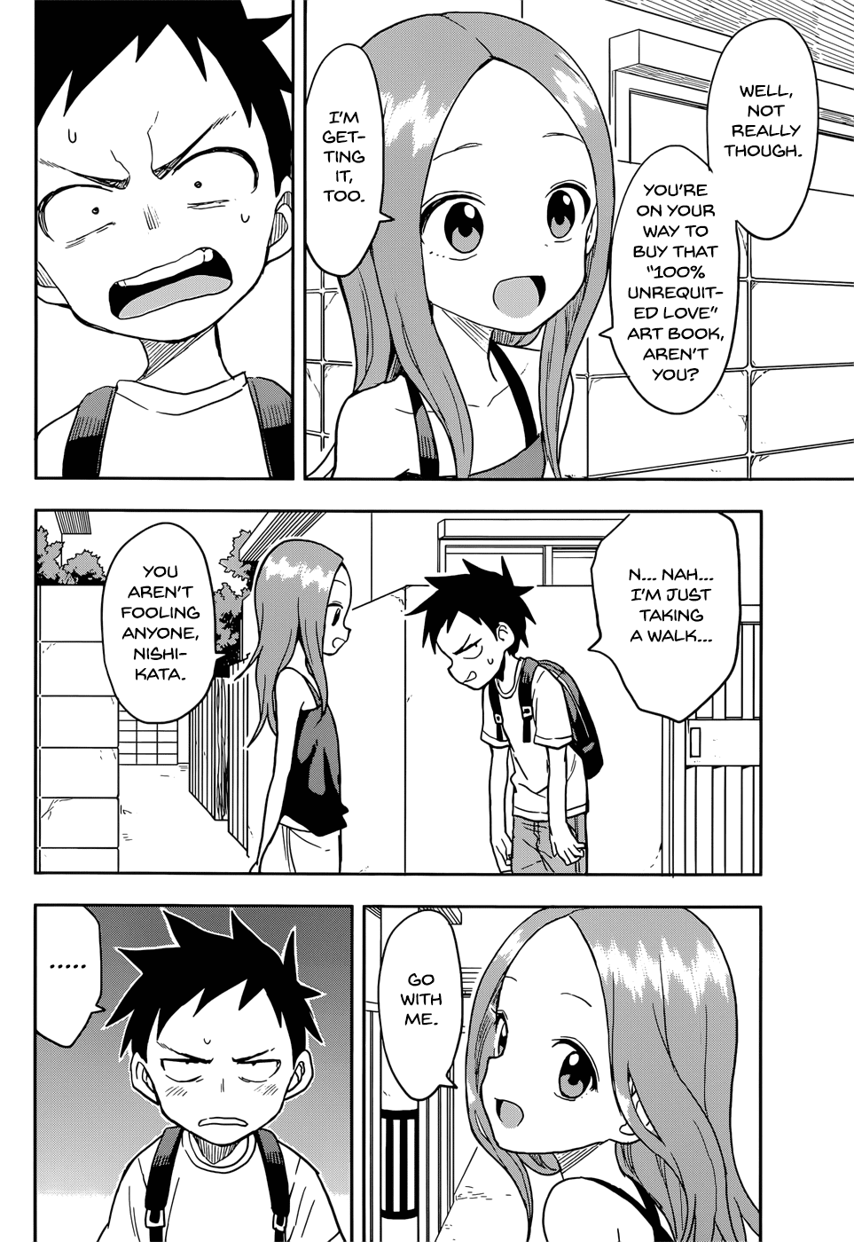 Karakai Jouzu no Takagi-san Chapter 133 page 4 - Chapter 133: Kindness