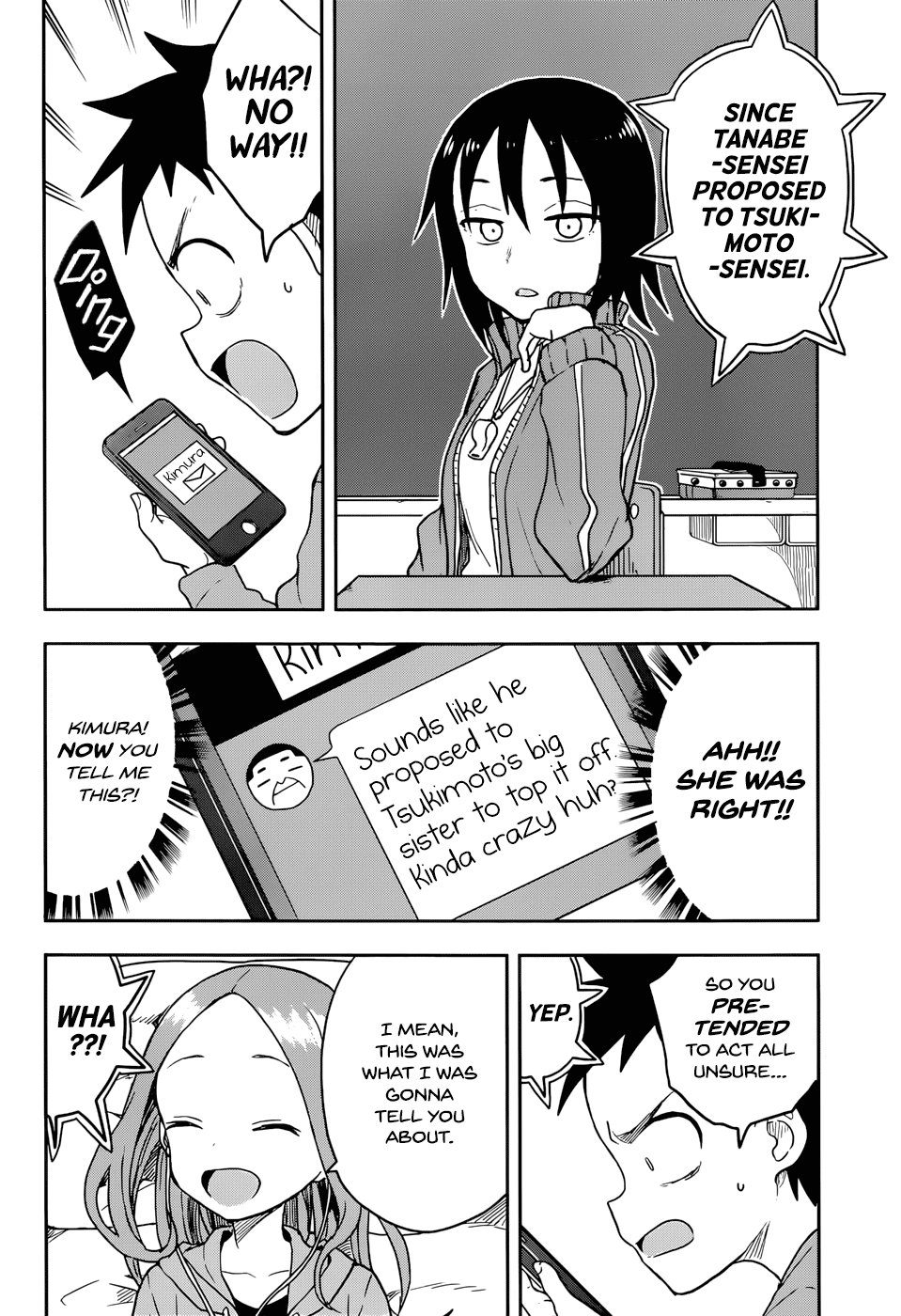 Karakai Jouzu no Takagi-san Chapter 134 page 12 - Chapter 134: Marriage