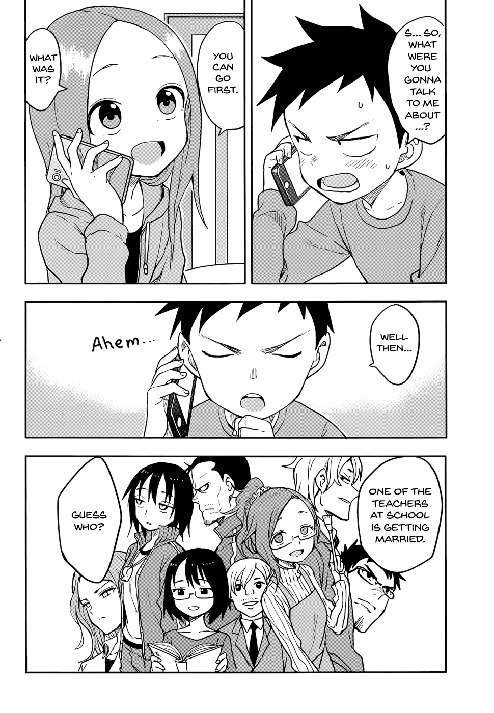 Karakai Jouzu no Takagi-san Chapter 134 page 6 - Chapter 134: Marriage