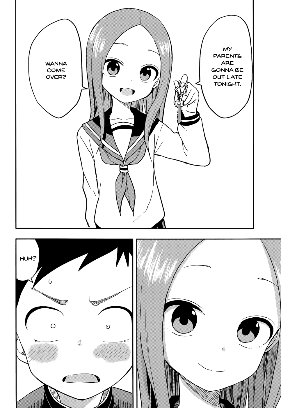 Karakai Jouzu no Takagi-san Chapter 135 page 14 - Chapter 135: Dropped Something