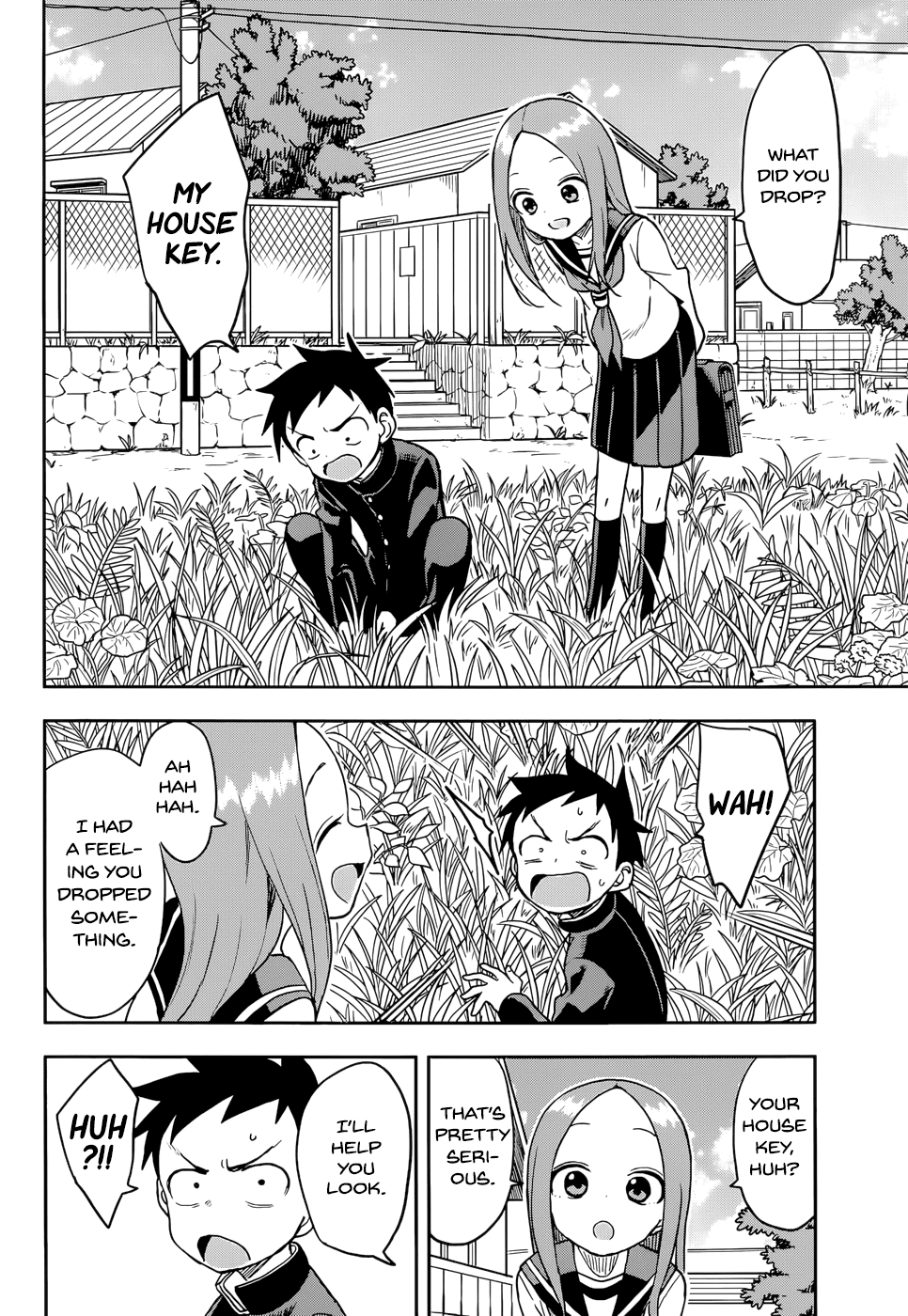 Karakai Jouzu no Takagi-san Chapter 135 page 6 - Chapter 135: Dropped Something