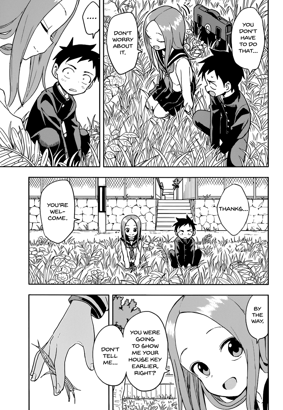 Karakai Jouzu no Takagi-san Chapter 135 page 7 - Chapter 135: Dropped Something